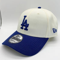 NEW ERA ニューエラ 9FORTY Los Angeles Dogers ロサンゼルス ドジャース アジャスタブル ベースボールキャップ ナチュラル ブルー  サイドパッチ Size Free 福生店