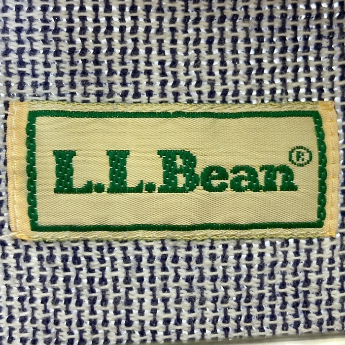 L.L.Bean エルエルビーン タオル地 両ポケット 半袖シャツ ネイビー sizeL 瑞穂店