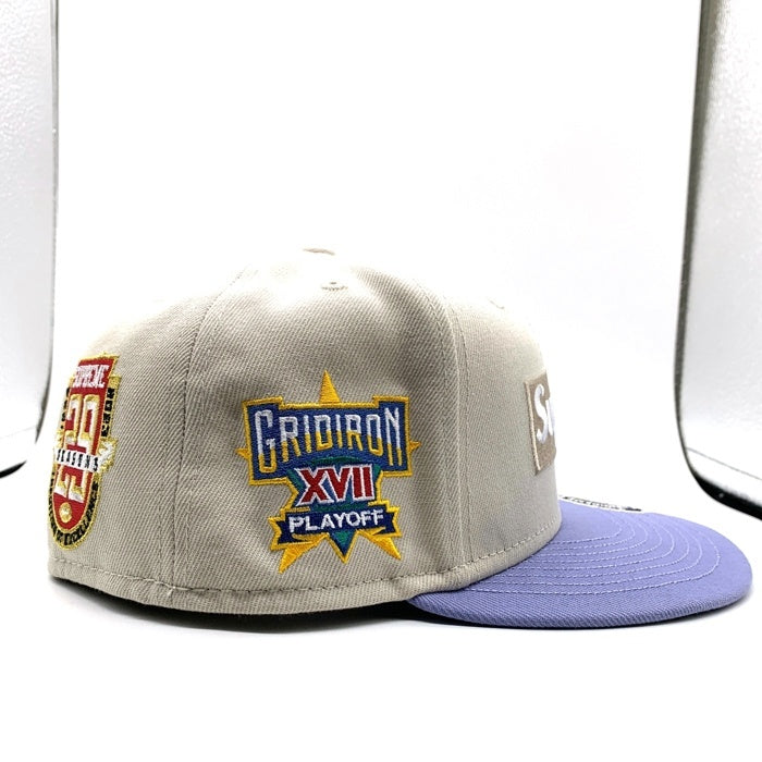 Supreme シュプリーム 25SS NEW ERA ニューエラ 59FIFTY Championship Box Logo チャンピオンシップ ボックスロゴベースボールキャップ ベージュ ライトブルー Size 7 1/2 福生店