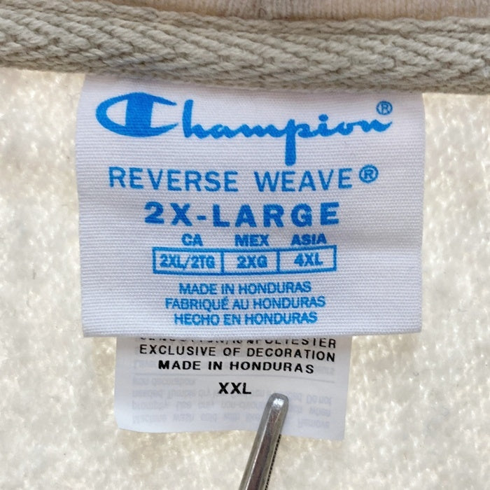 Champion チャンピオン GF69 リバースウィーブ ジップアップスウェットパーカー オートミール Size XXL 瑞穂店