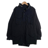 HOUSTON ヒューストン U.S.ARMY M-65 ミリタリージャケット ライナー付 ブラック 50815 Size M-R 福生店