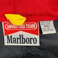 90's Marlboro マルボロ ジップアップ ナイロンジャケット レッド Size XL 福生店