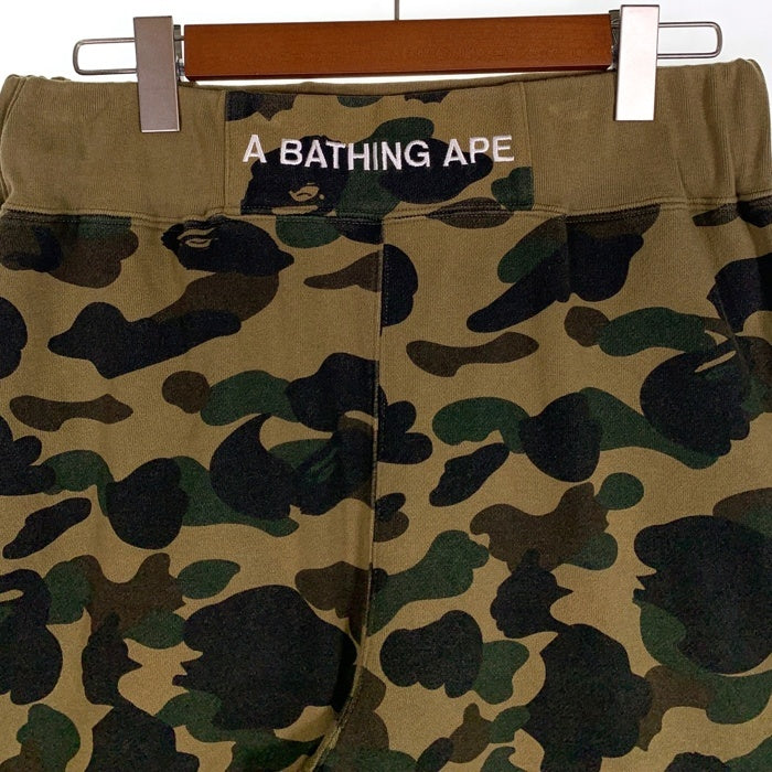 A BATHING APE ア ベイシング エイプ 1ST CAMO SWEAT SHORTS ファースト カモ スウェット ショーツ ハーフパンツ カモ 001SPI301015M Size XL 福生店