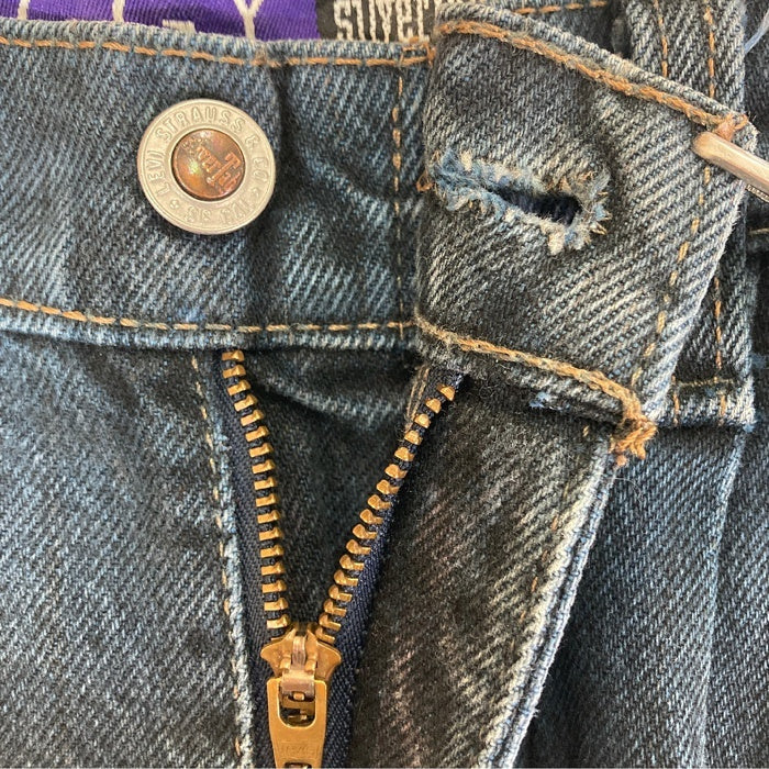 Levi’s リーバイス SilverTab シルバータブ USA製 BAGGY バギー デニムパンツ ネイビー size31 瑞穂店