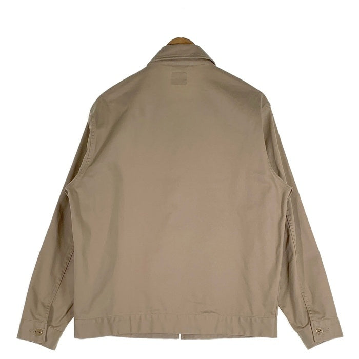 STANDARD CALIFORNIA スタンダードカリフォルニア 22SS SD Oval Logo Patch Work Jacket オーバルロゴパッチ ワークジャケット ベージュ チノツイル Size L 福生店