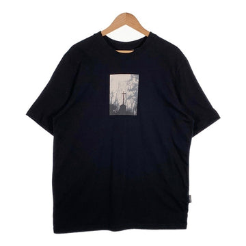 WASTED PARIS ウェイステッドパリス 23FW Tシャツ 墓地 クロス フォトプリント ブラック Size XL 福生店