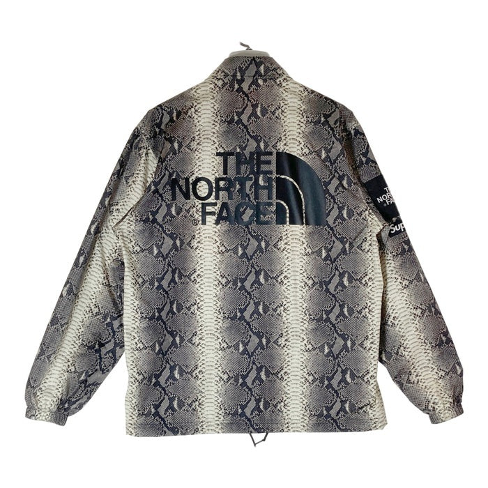 THE NORTH FACE ザノースフェイス NP11803I Supreme シュプリーム Snakeskin Taped Seam Coaches Jacket コーチジャケット ヘビ柄 グレー sizeS 瑞穂店