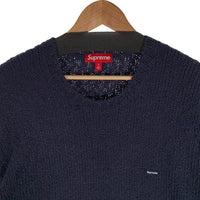 SUPREME シュプリーム 24SS Boucle Small Box Sweater ブークレスモールボックスセーター ネイビー コットン Size XL 福生店