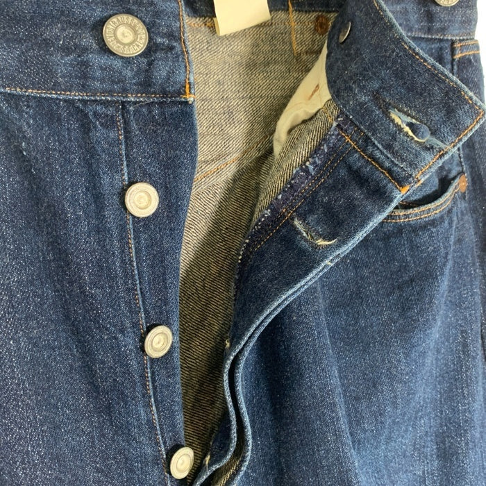 90's Levi's リーバイス 1873 XX waist overall 125周年 復刻 赤耳 ボタン裏555 デニムパンツ インディゴ 125-0024 USA製 Size W33 L36 福生店