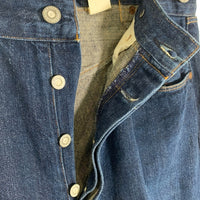 90's Levi's リーバイス 1873 XX waist overall 125周年 復刻 赤耳 ボタン裏555 デニムパンツ インディゴ 125-0024 USA製 Size W33 L36 福生店