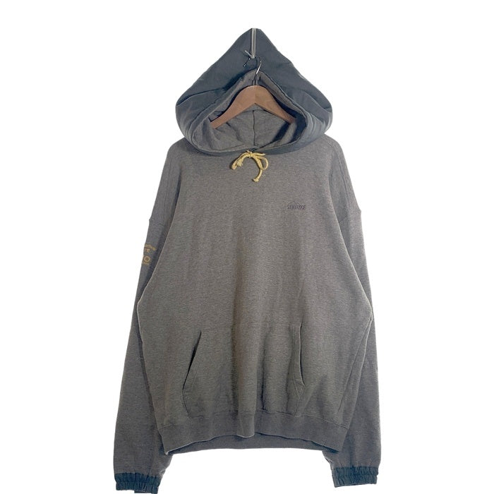 STABRIDGE スタブリッジ ULTRA HOODIE LIGHT 10th Anniv.Edition ウルトラフーディーライト プルオーバーパーカー グレー Size L 福生店