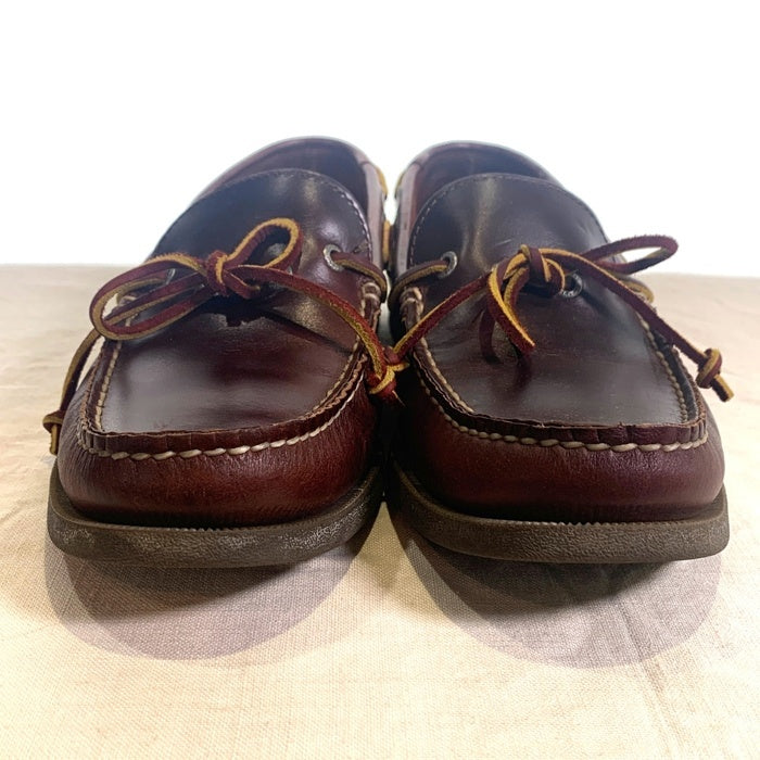 SPERRY TOP-SIDER スペリー トップサイダー 革靴 レザー デッキシューズ ブラウン 1550748 Size 8.5 福生店