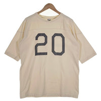 WALLA WALLA SPORTS ワラワラ スポーツ FOOTBALL SHIRTS ナンバリング フットボールシャツ 五分袖 生成り Size L 福生店