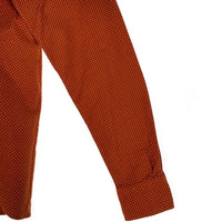 SUGAR CANE Light シュガーケーンライト ドット柄 フランネルボタンダウンシャツ 長袖 エンジ Size M 福生店