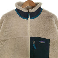 patagonia パタゴニア Classic Retro-X Jacket クラシックレトロX ボアフリースジャケット アイボリー STY23056FA22 Size L 福生店