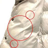 MONCLER モンクレール CHARTREUSE GILET フード ダウンベスト コットン グレー Size 1 瑞穂店
