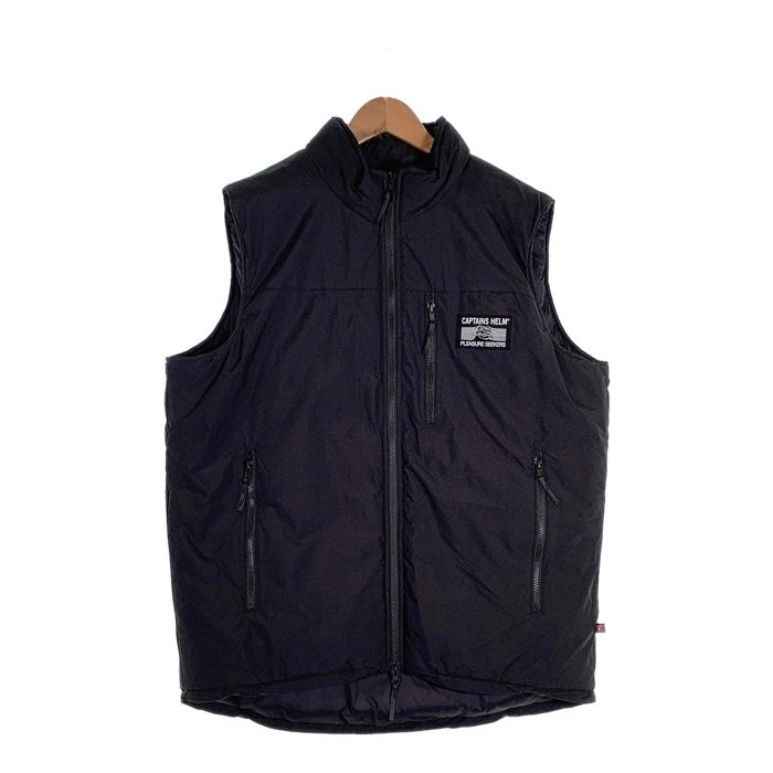 CAPTAINS HELM キャプテンズヘルム LEVEL 7 E.C.W.C.S PRIMALOFT VEST C.H Custom レベル7 エクワックス プリマロフト 中綿ベスト ブラック CH23-AW-J08 Size L-R 福生店
