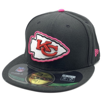 90’s New Era ニューエラ 59FIFTY NFL KC カンザスシティ・チーフス キャップ ブラック Size 7 1/2 (59.6cm) 福生店