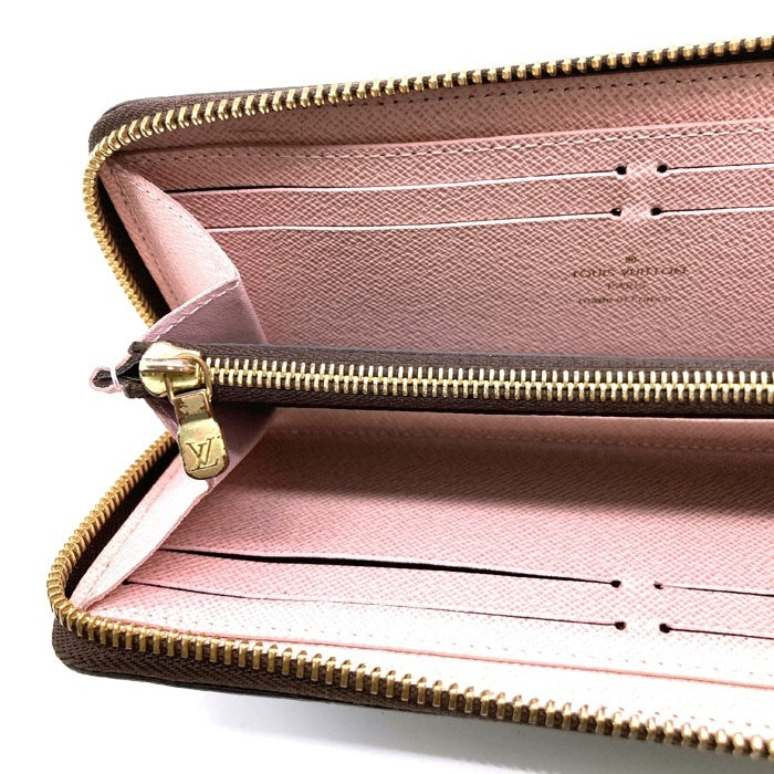 LOUIS VUITTON ルイヴィトン M61298 モノグラム ポルトフォイユ・クレマンス ローズ・バレリーヌ 長財布 ブラウン 瑞穂店