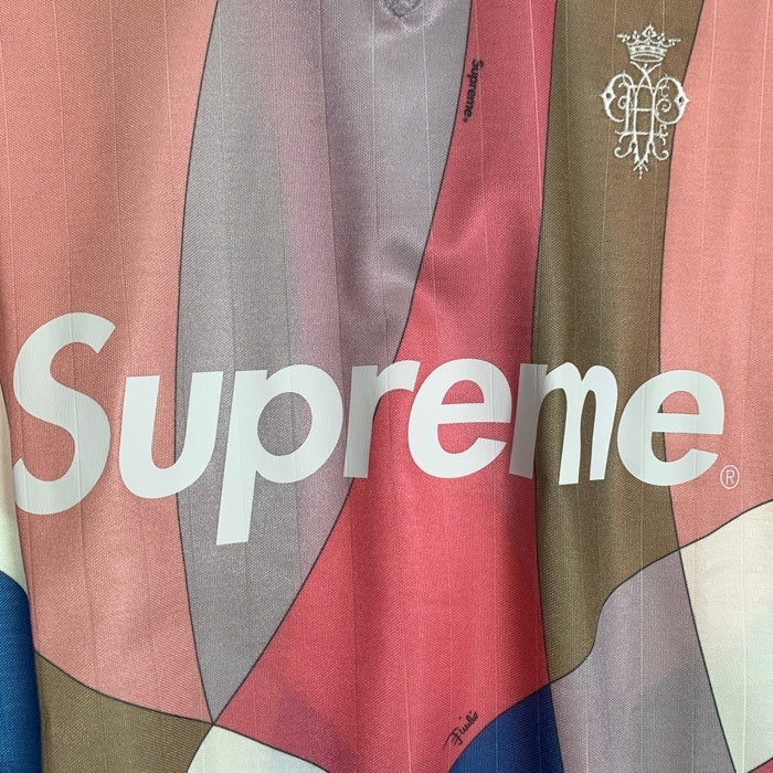 SUPREME シュプリーム Emilio Pucci エミリオ プッチ 21SS Soccer Jersey サッカージャージー ピンク Size L 福生店