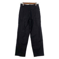 80-90's STUSSY ステューシー リネン コットン テーパードスラックス パンツ ブラック USA製 黒タグ Size 28 福生店