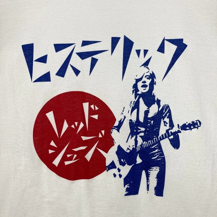 HYSTERIC GLAMOUR ヒステリックグラマー RED SHOES レッドシューズ プリントTシャツ ホワイト 0223CT13 Size L 瑞穂店