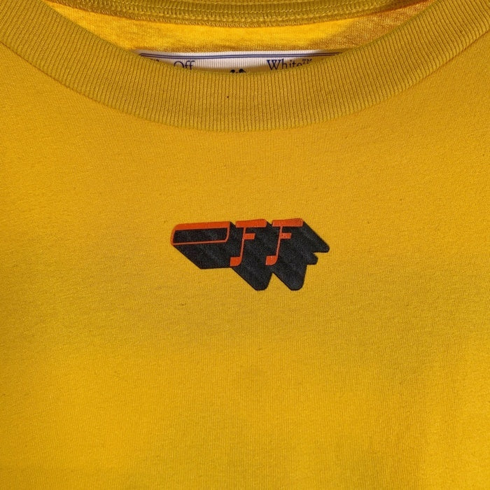OFF-WHITE オフホワイト Mirko Artist S/S Slim Tee ミルコアーティストプリントTシャツ イエロー OMAA027E20JER012 Size XL 福生店