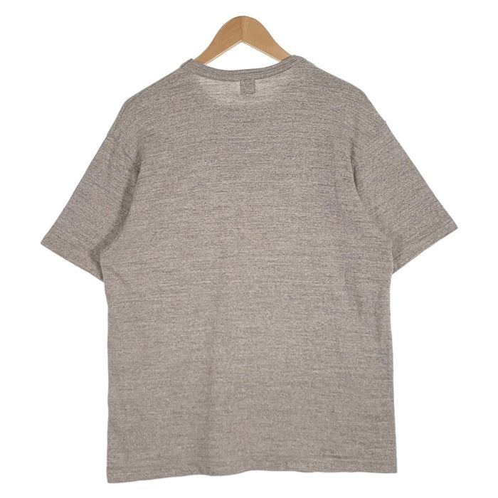 HUMAN MADE ヒューマンメイド POCKET T-SHIRTS ポケットTシャツ グレー 裾ロゴワッペン Size L 福生店