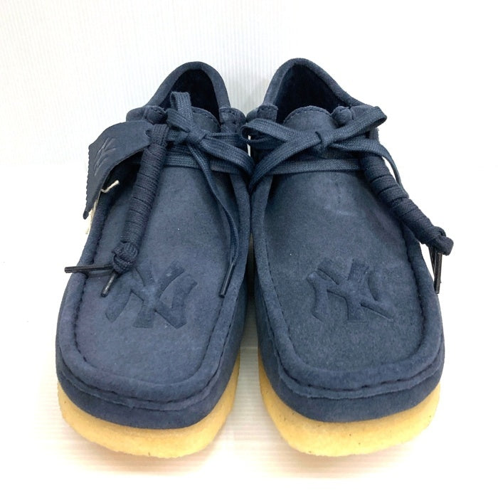 CLARKS クラークス WALLABEE ワラビー Kith キス MLB ヤンキース スウェード ダークブルー Size US 9.5 瑞穂店