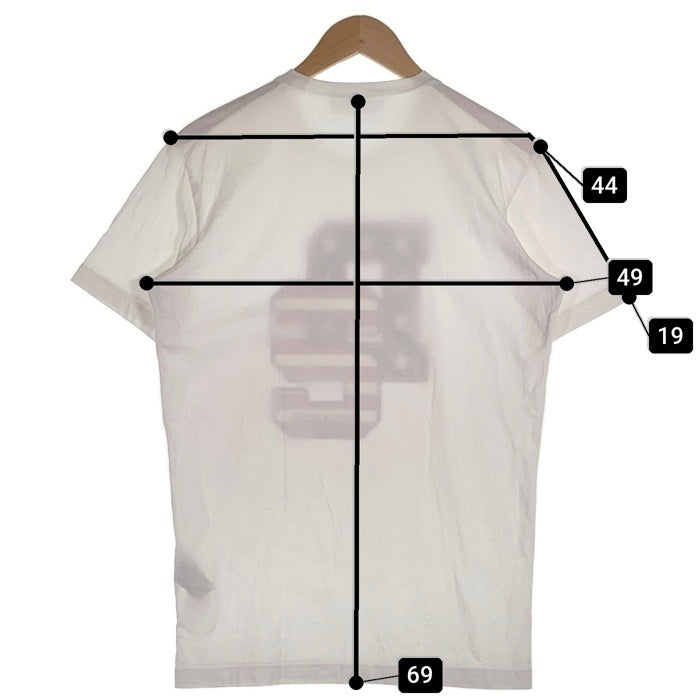 DSQUARED2 ディースクエアード Logo Print T-Shirt ロゴプリント 半袖 Tシャツ ホワイト S74GD1260S23009 Size S 福生店
