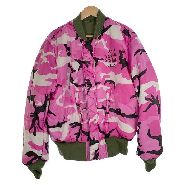 ANTI SOCIAL SOCIAL CLUB アンチソーシャルソーシャルクラブ 21AW ALPHA アルファ MA-1 フライトジャケット リバーシブル セージグリーン Size L 福生店