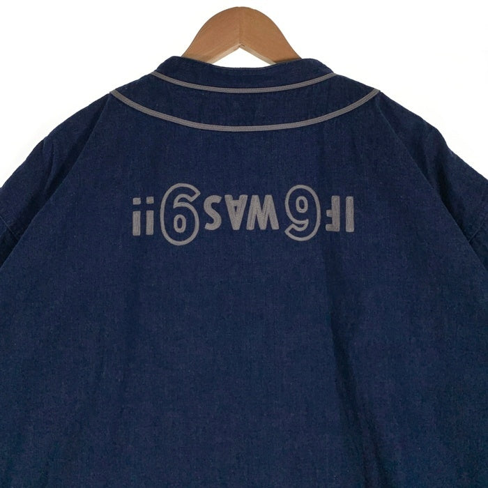 TENDERLOIN テンダーロイン 21SS BASEBALL SHT S/S DENIM RH デニム 半袖 ベースボールシャツ インディゴ Size L 福生店