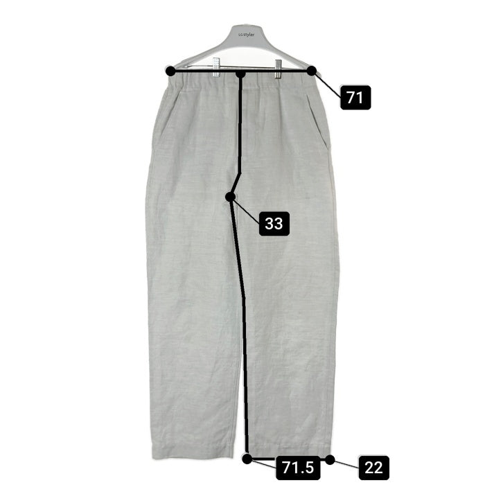 ARTS&SCIENCE アーツアンドサイエンス リゾートパンツ コットン リネン 0251-U3002-1205 ヴィンテージホワイト Size 3 瑞穂店