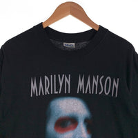 00's MARILYN MANSON マリリンマンソン The Golden Age of Grotesque 半袖 プリント Tシャツ 2002コピーライト ブラック Size L相当 福生店