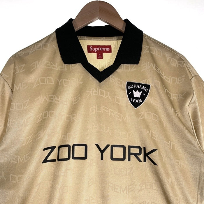 SUPREME シュプリーム 25SS Zoo York ズーヨーク Soccer Jersey サッカージャージ ポロシャツ ゴールド Size M 福生店