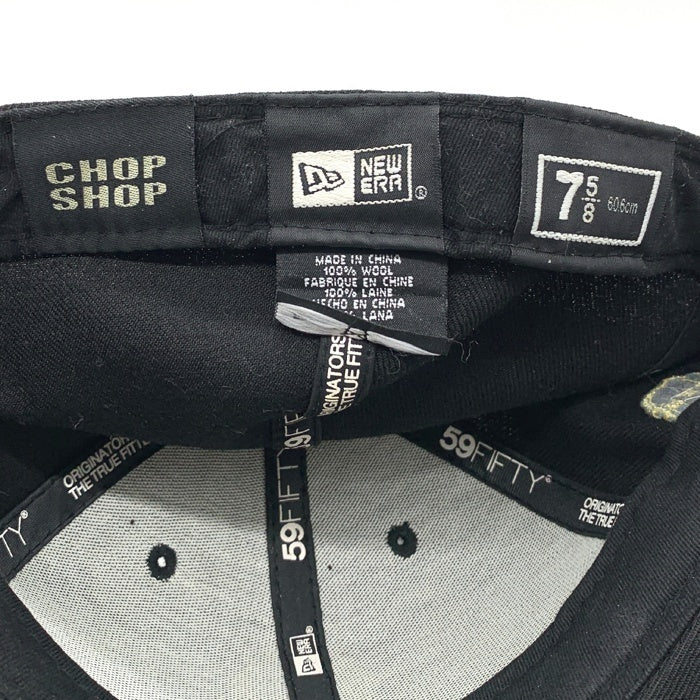 New Era ニューエラ 59FIFTY CHOP SHOP FRANK151 キーホール ベースボールキャップ ブラック Size 7 5/8 (60.6cm) 福生店
