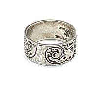 THE FLAT HEAD フラットヘッド シルバースクロールリング L 唐草 シルバースミス FN-JR-012 Size 21号 福生店