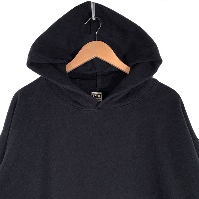 LOS ANGELES APPAREL ロサンゼルスアパレル ロスアパ プルオーバー フーディー パーカー ブラック USA製 Size XL 福生店
