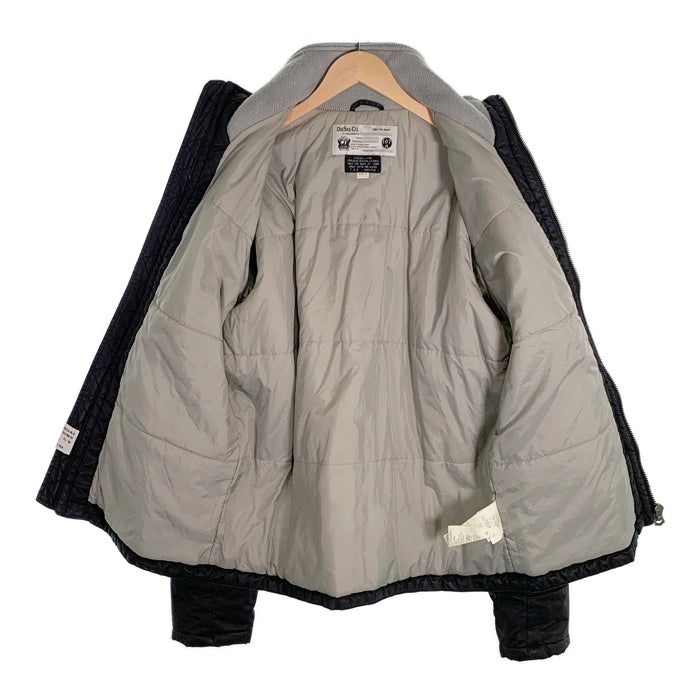 DIESEL ディーゼル コットン ジップアップ 中綿ジャケット ブラック ファー欠品 Size L 福生店