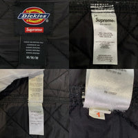 SUPREME シュプリーム 21AW Dickies ディッキーズ Quilted Work Jacket キルテッド ワークジャケット ブラック Size M 福生店