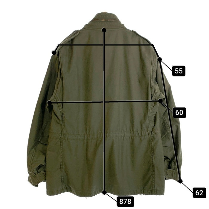80's U.S. ARMY 米軍 M-65 FIELD JACKET フィールドジャケット オリーブ 8415-00-782-2942 DLA100 -81-C-3462 Size LARGE REGULAR 福生店