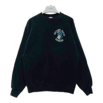 FRUIT OF THE LOOM フルーツオブザルーム メキシコ製 胸刺繍 ヘビースウェットトレーナー ブラック sizeL 瑞穂店