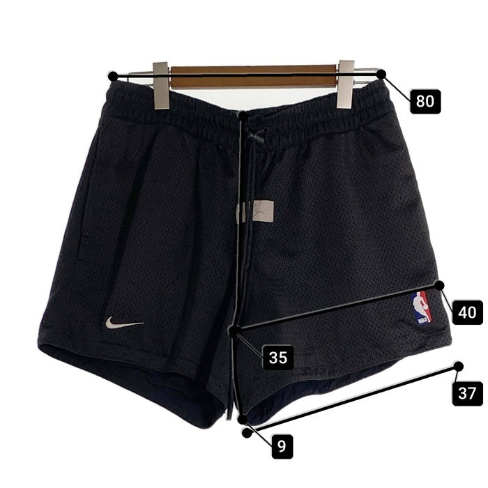 NIKE ナイキ 20AW FEAR OF GOD フィアオブゴッド  NRG W BASKETBALLS SHORT バスケットボールショーツ メッシュ ショートパンツ ブラック CU4690-010 Size M 福生店