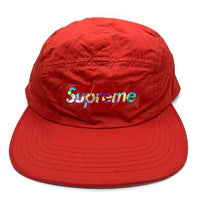 SUPREME シュプリーム 19SS Holographic Logo Camp Cap ホログラフィック ロゴ キャンプキャップ レッド 福生店