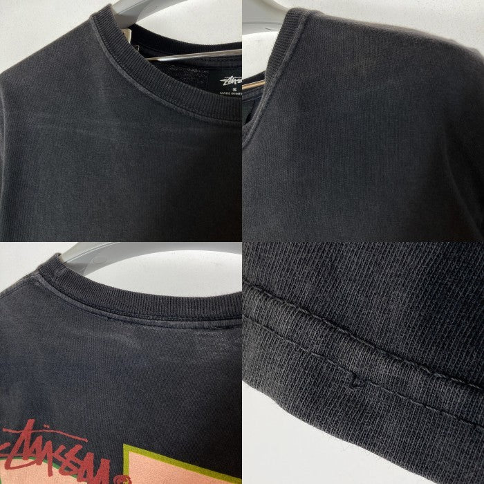 STUSSY ステューシー CALIFORNIA 1980 PALM DESERT Tシャツ ブラック sizeS 瑞穂店