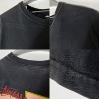 STUSSY ステューシー CALIFORNIA 1980 PALM DESERT Tシャツ ブラック sizeS 瑞穂店