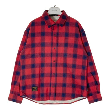 glamb グラム Patrick check SH パトリックチェックシャツ レッド GB17SP/SH02 Size 3 瑞穂店