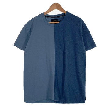 glamb グラム Union CS ユニオンカットソー 半袖Tシャツ 切替 ブルー GB0418/CS18 Size 3 福生店