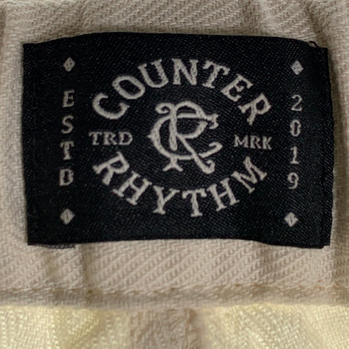 COUNTER RHYTHM カウンターリズム ヘリンボーン ショーツ ショートパンツ アイボリー Size L 福生店