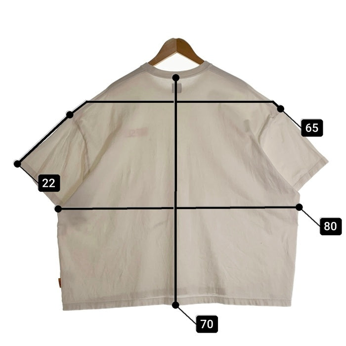 SEE SEE シーシー SUPER BASIC スーパーベーシック 半袖 Tシャツ ホワイト オレンジ Size L 福生店